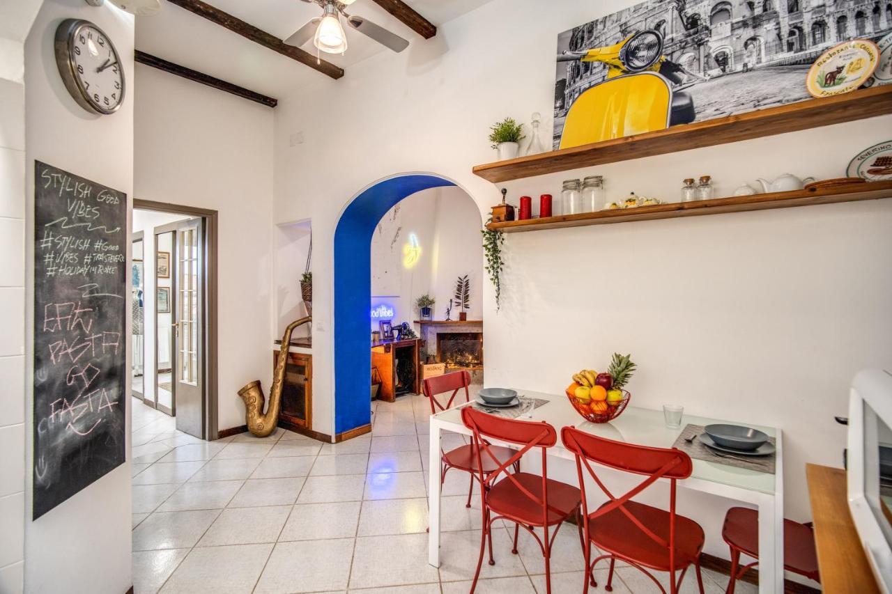 Trastevere - Stylish Good Vibes Apartment ローマ エクステリア 写真